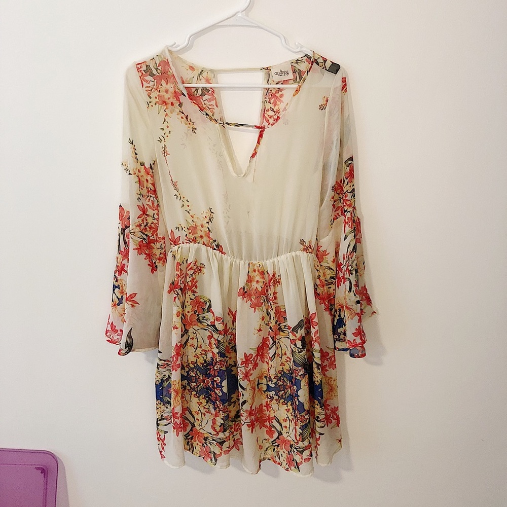 Floral Long Sleeve Dress